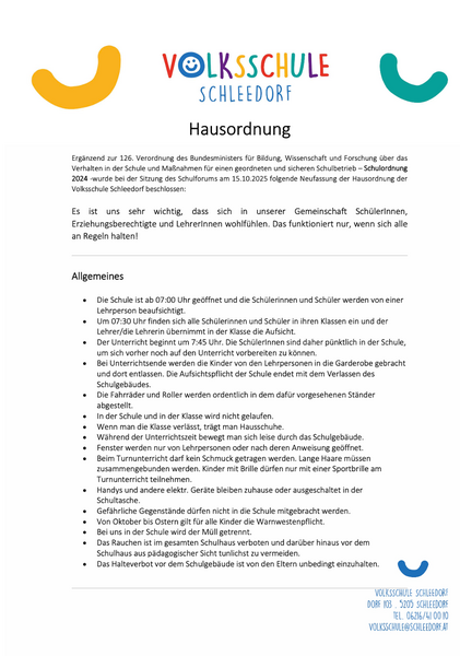 hausordnung 1